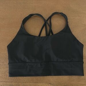 Lululemon longline bra - 8 black